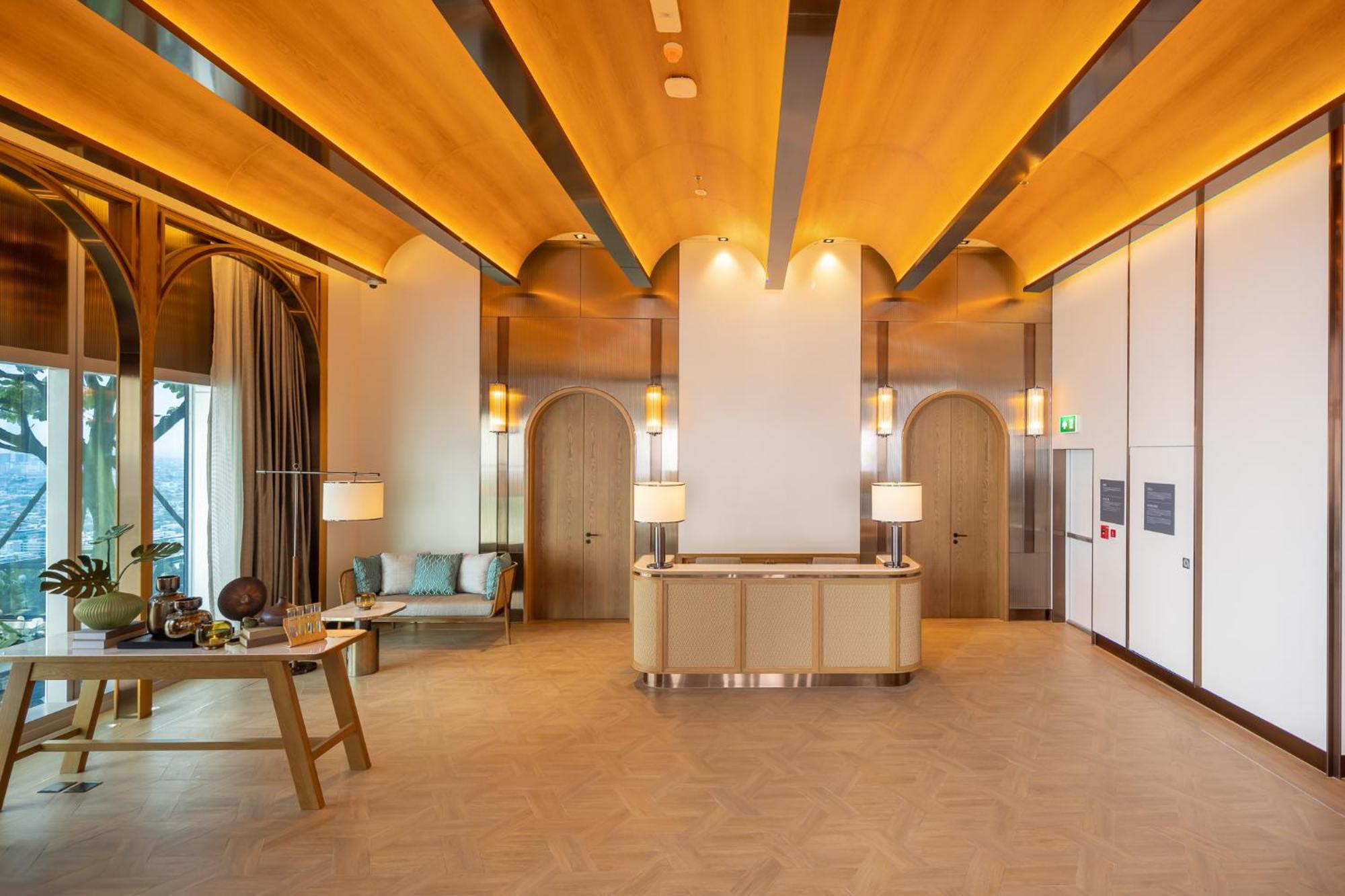 בנגקוק Eastin Grand Hotel Phayathai מראה חיצוני תמונה The lobby of the hotel
